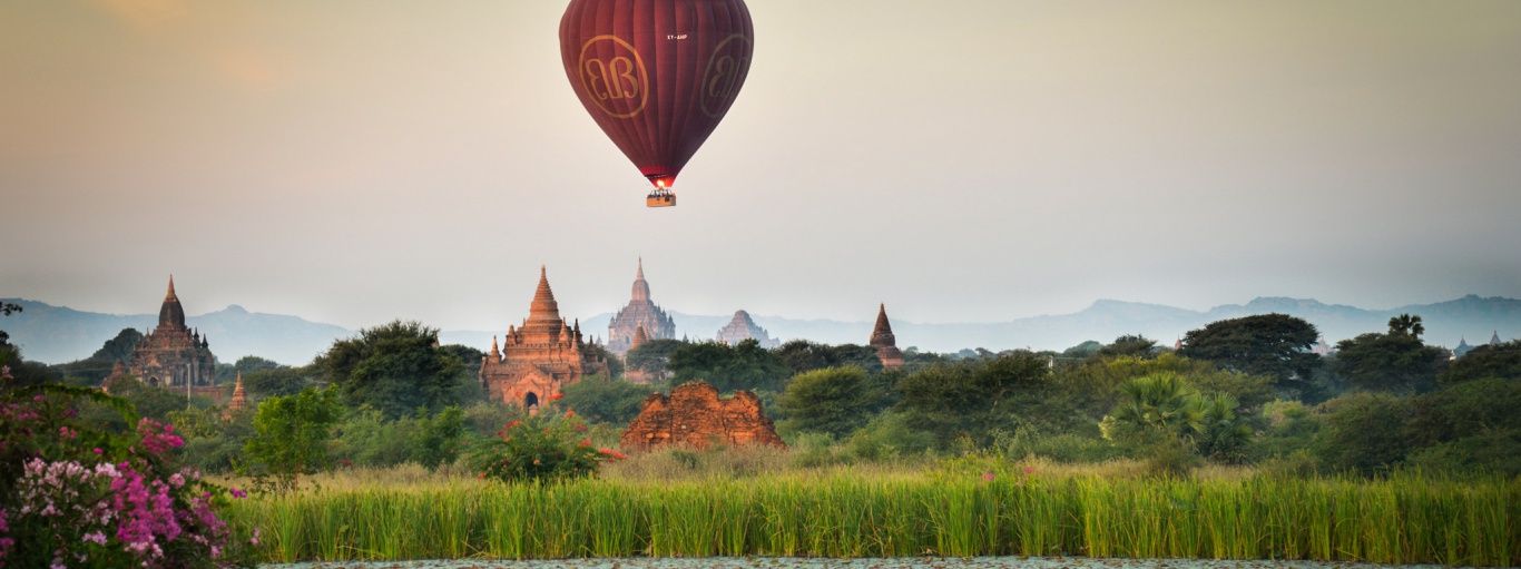 Myanmar Highlights with Balloon