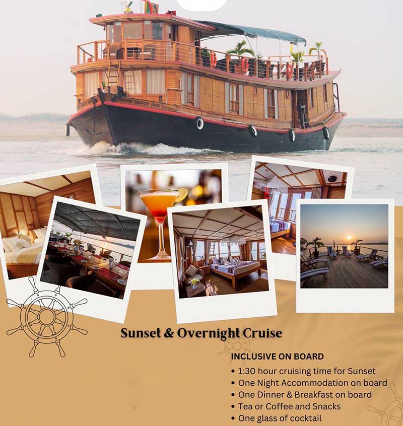 Bagan sunset cruise itinerary