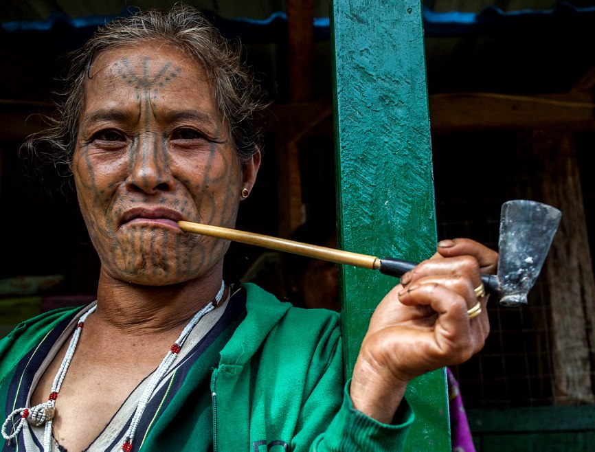 chin tribe portrait