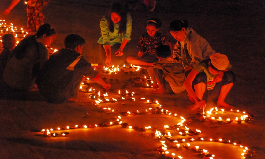 light festival myanmar