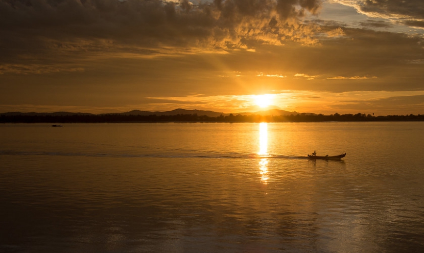 river sunset mawlamyine